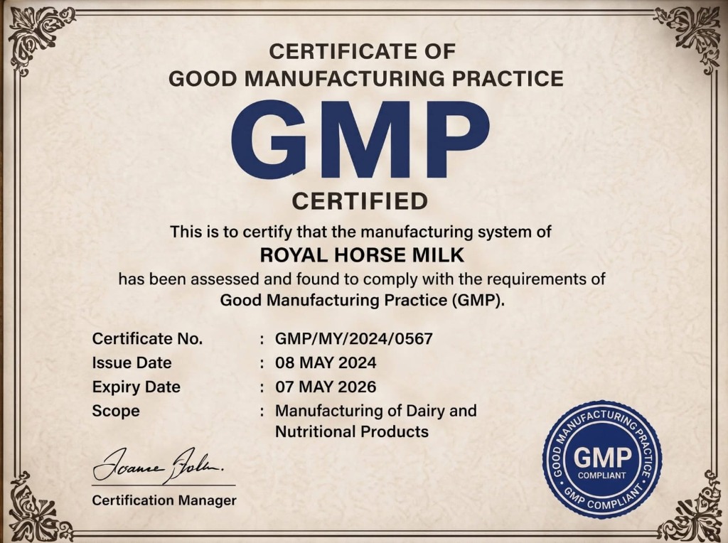 GMP Certified Certificate